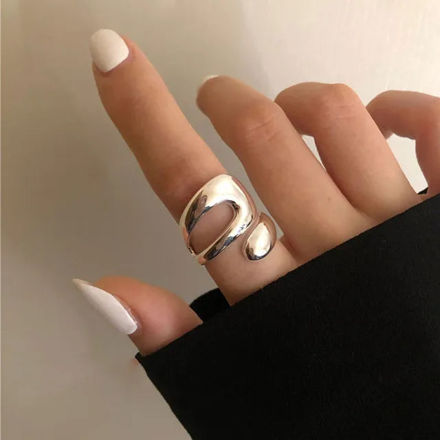 Minimalist 925 Sterling Silver Rings for Women