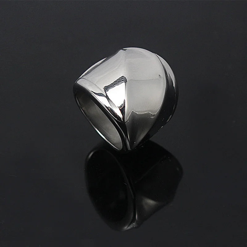 Stylish Geometric Stainless Steel Ring