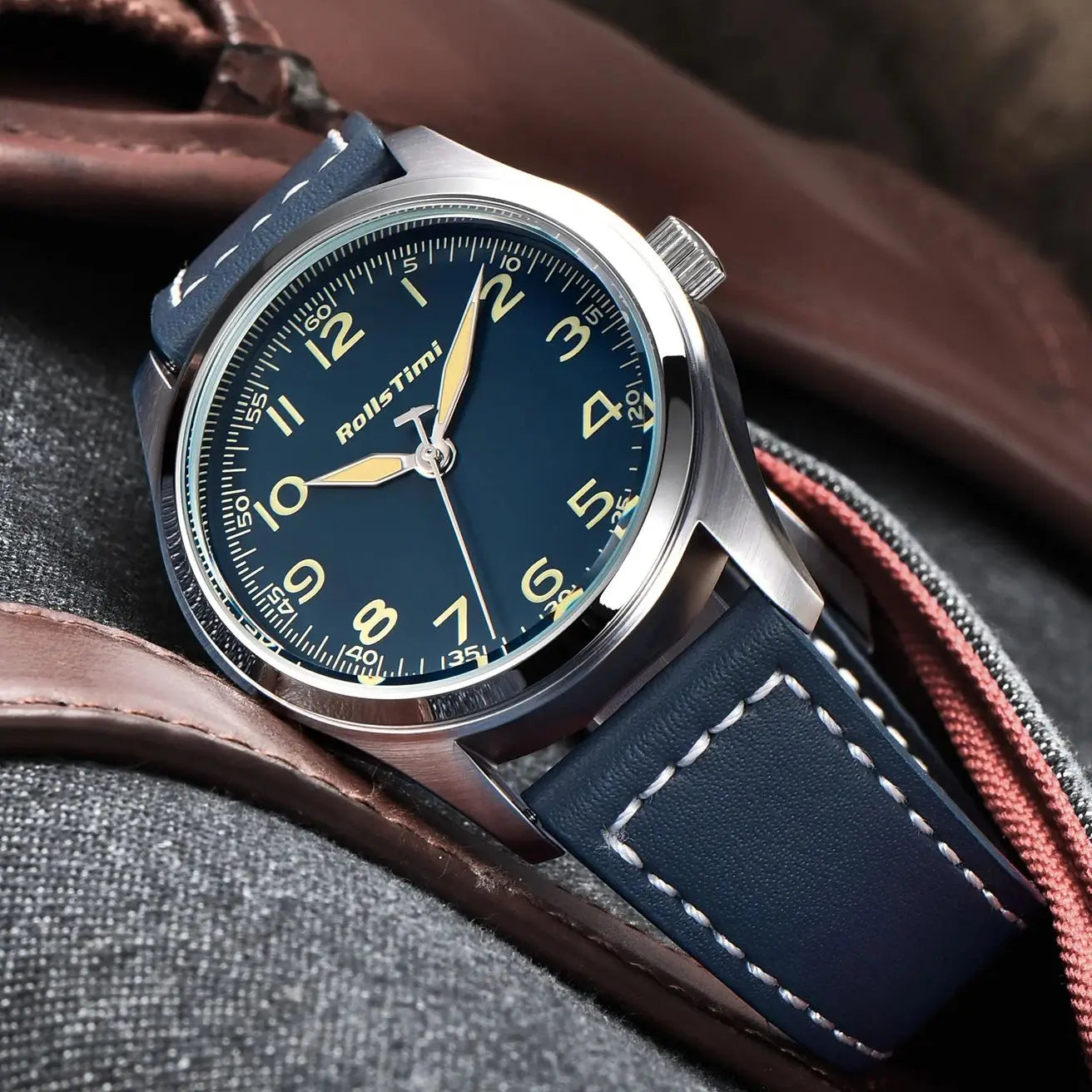 Top Luxury Rollstimi 2023 New Retro Pilot Men's Watches