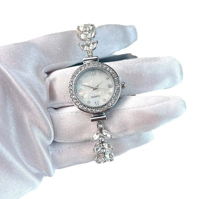 Women's Mermaid Chain Watch, 925 Silver and Gold Quartz Watch